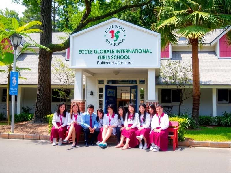 Indoor basketball court